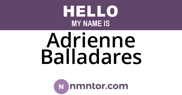 Adrienne Balladares