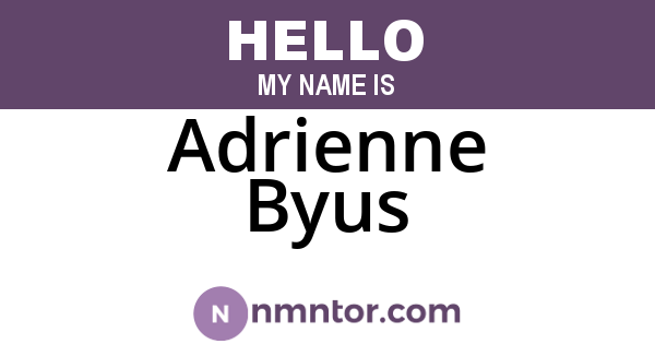 Adrienne Byus