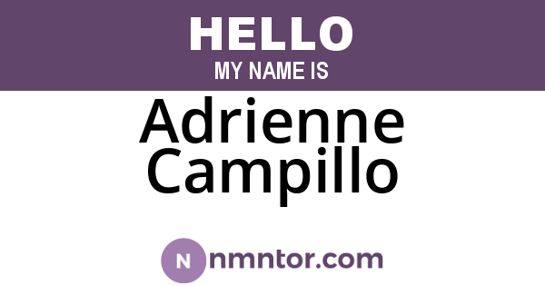 Adrienne Campillo