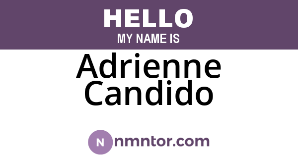 Adrienne Candido