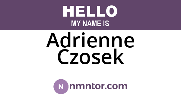 Adrienne Czosek