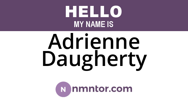 Adrienne Daugherty