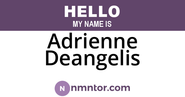 Adrienne Deangelis
