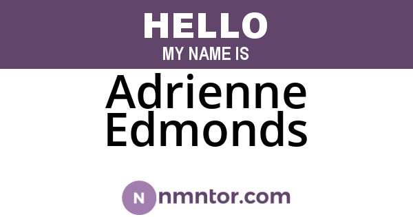 Adrienne Edmonds