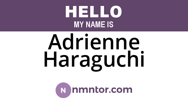 Adrienne Haraguchi