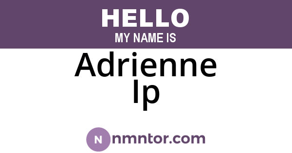 Adrienne Ip