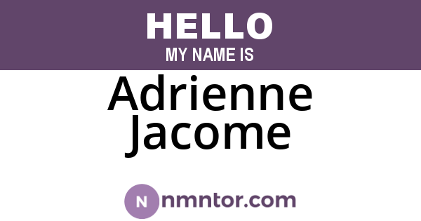 Adrienne Jacome