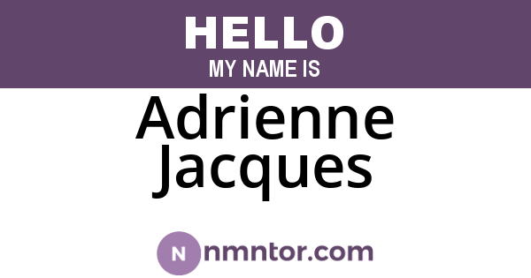 Adrienne Jacques