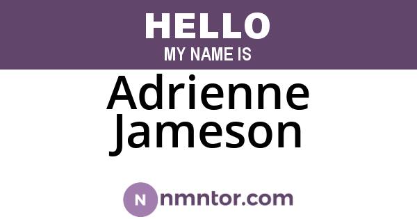Adrienne Jameson
