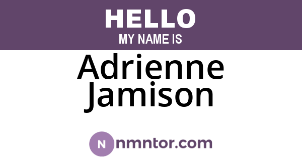 Adrienne Jamison
