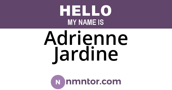 Adrienne Jardine
