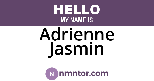 Adrienne Jasmin