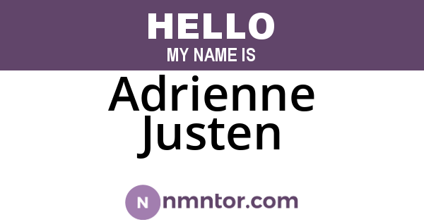 Adrienne Justen