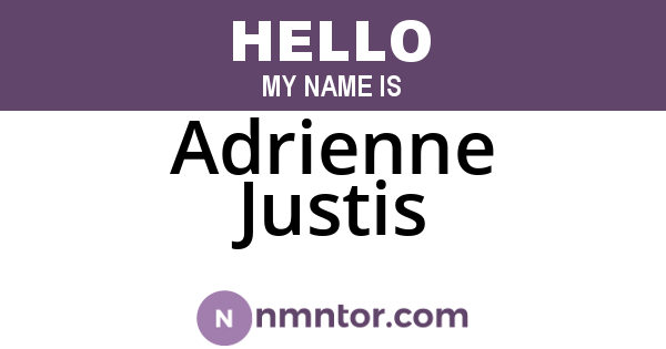 Adrienne Justis