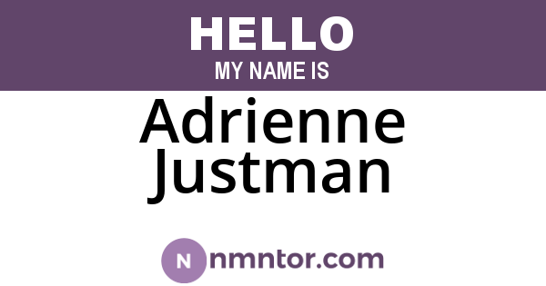 Adrienne Justman