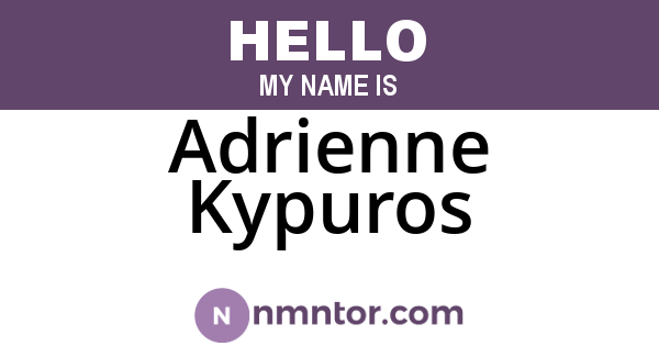 Adrienne Kypuros