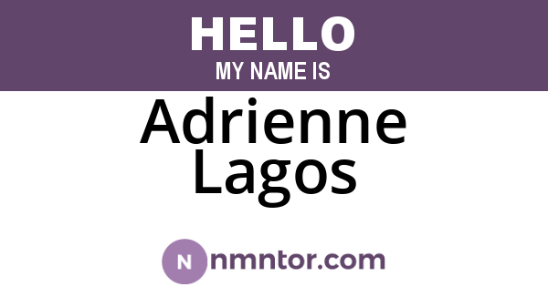 Adrienne Lagos