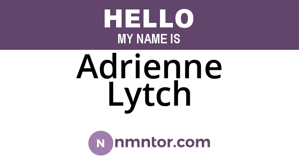 Adrienne Lytch