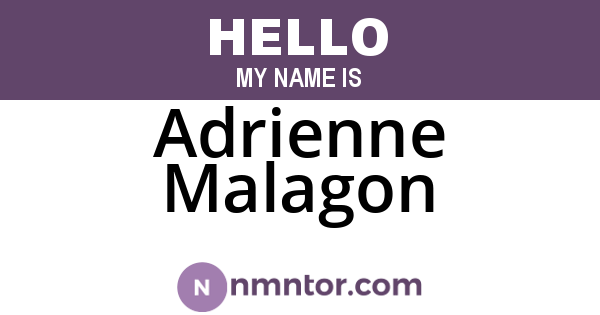 Adrienne Malagon