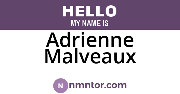 Adrienne Malveaux