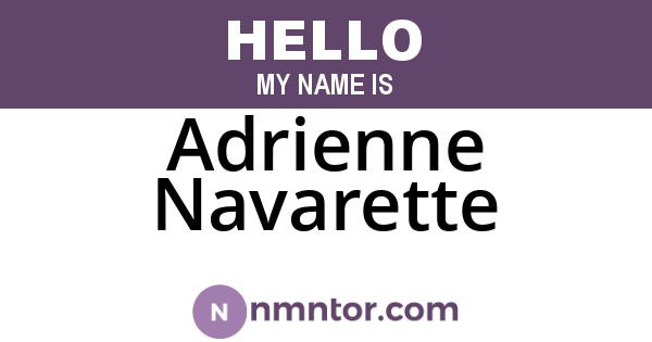Adrienne Navarette