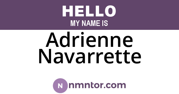 Adrienne Navarrette