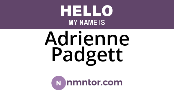 Adrienne Padgett