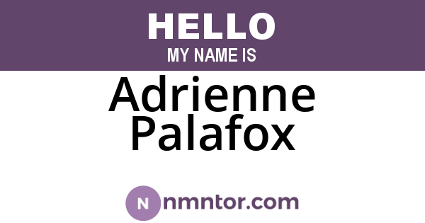 Adrienne Palafox