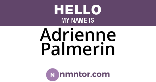 Adrienne Palmerin