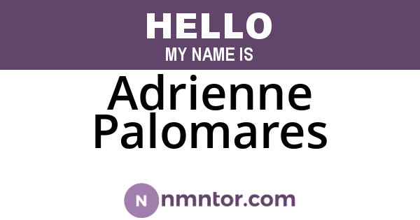 Adrienne Palomares