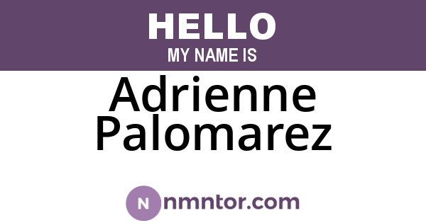 Adrienne Palomarez