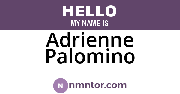Adrienne Palomino