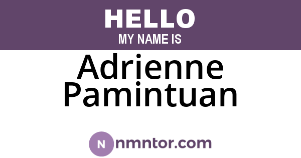 Adrienne Pamintuan