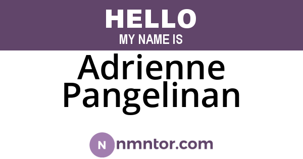 Adrienne Pangelinan
