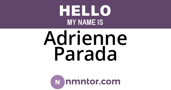 Adrienne Parada