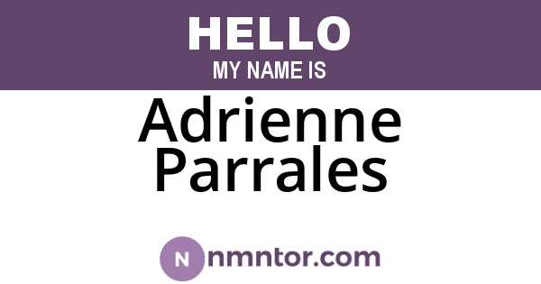 Adrienne Parrales