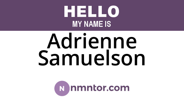Adrienne Samuelson
