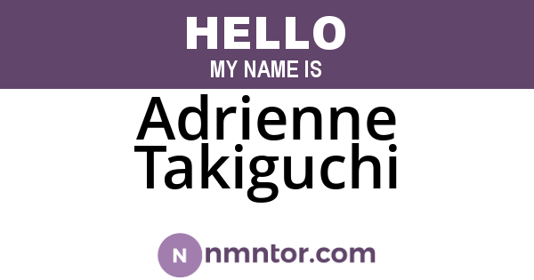Adrienne Takiguchi