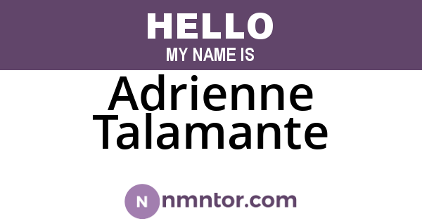 Adrienne Talamante