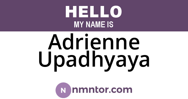 Adrienne Upadhyaya