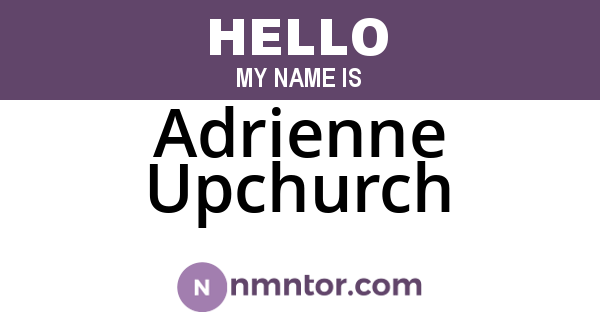 Adrienne Upchurch
