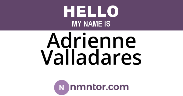 Adrienne Valladares