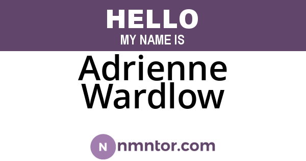 Adrienne Wardlow