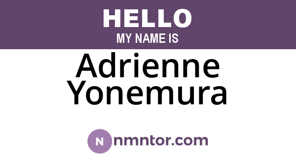 Adrienne Yonemura