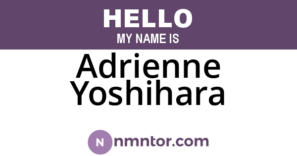 Adrienne Yoshihara