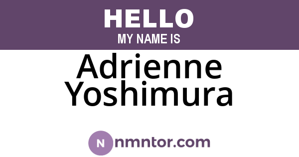 Adrienne Yoshimura