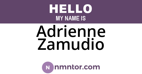 Adrienne Zamudio