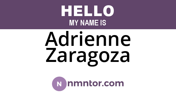 Adrienne Zaragoza
