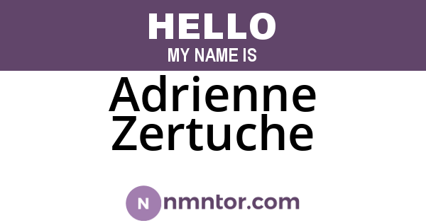 Adrienne Zertuche
