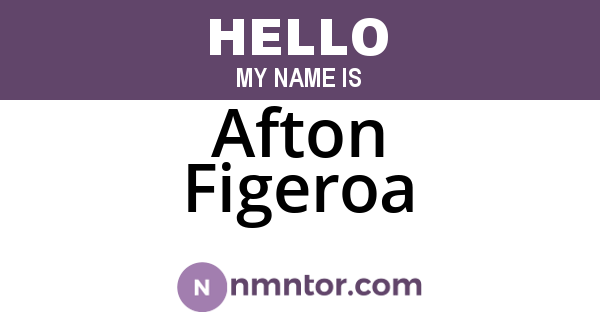 Afton Figeroa